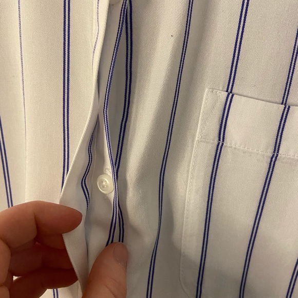 Rails: Hayden Button Down Shirt (White&Blue) - Picture 10 of 14